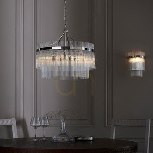 Taklampa Endon Marietta Silver 5-ljus Metall Glas E14 small 6