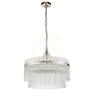 Taklampa Endon Marietta Silver 5-ljus Metall Glas E14 small 8