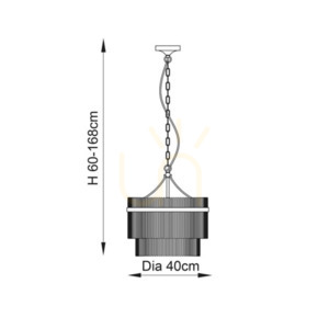 Pendant Light Endon Marietta Silver 3-Light E14 Metal Glass 2 Pendant Light Endon Marietta Silver 3-Light E14 Metal Glass small 2
