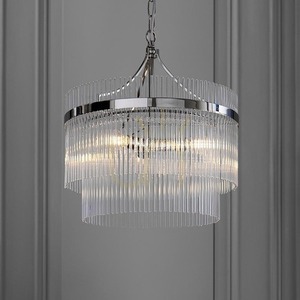 Pendant Light Endon Marietta Silver 3-Light E14 Metal Glass 3 Pendant Light Endon Marietta Silver 3-Light E14 Metal Glass small 3