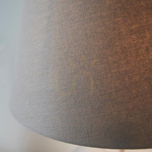 Bordslampa Endon Lyra & Cici grå glas tyg E14 42,8 cm small 7