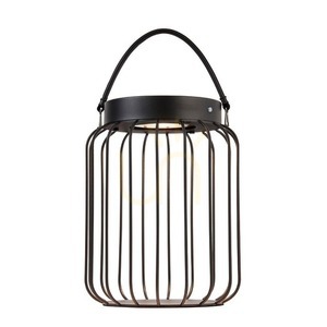 Bordslampa Endon Tropic Svart Stål Glas 27 cm LED small 0