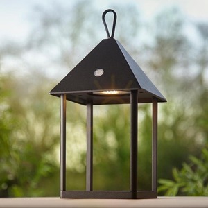 Utomhuslampa Endon Hoot Medium svart LED 3000K IP44 106789 small 4
