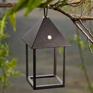 Utomhuslampa Endon Hoot Medium svart LED 3000K IP44 106789 small 5