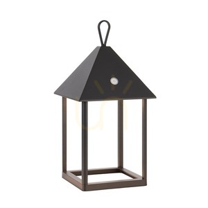 Utomhuslampa Endon Hoot Medium svart LED 3000K IP44 106789 small 0