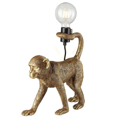 Kontrollera Bordslampa Endon Capuchin svart harts stål E27