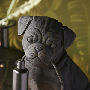Bordslampa Pug Puppy Endon Svart Harts E14 small 6