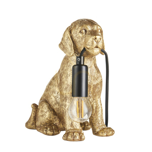 Bordslampa Endon Labrador Puppy Svart Harts Stål E14 small 6