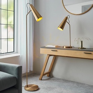 Stående lampa Endon Karna mässing stål E27 163 cm 6 Stående lampa Endon Karna mässing stål E27 163 cm small 6