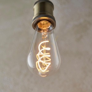Ljuskälla Endon Twist Transparent E27 4W Dimbart Glas 14 cm small 6