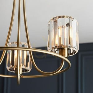 Taklampa Endon Berenice 107801, antik mässing, 3×E14 small 7