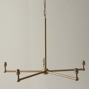 Endon Santiago 108212 ljuskrona i antik mässingsfinish, 5×B22 small 2