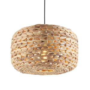 Pendant Light Endon Toca Brun Ø39 cm Stål Naturfiber E27 small 0