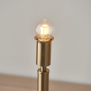 Uppladdningsbar bordslampa Endon Upton mässing LED 1,5 W 2700 K dimbar 30,6 cm small 4