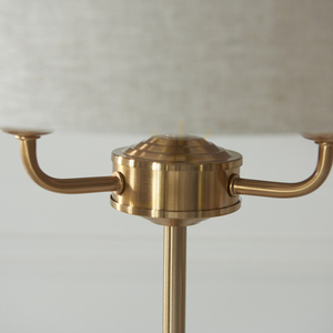 Bordslampa Endon Highclere mässing 3-ljus E14 50 cm small 4