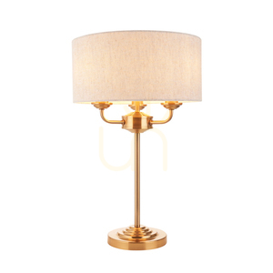 Bordslampa Endon Highclere mässing 3-ljus E14 50 cm small 0