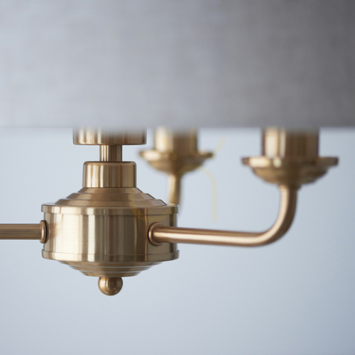 Kontrollera Highclere Brass Endon taklampa