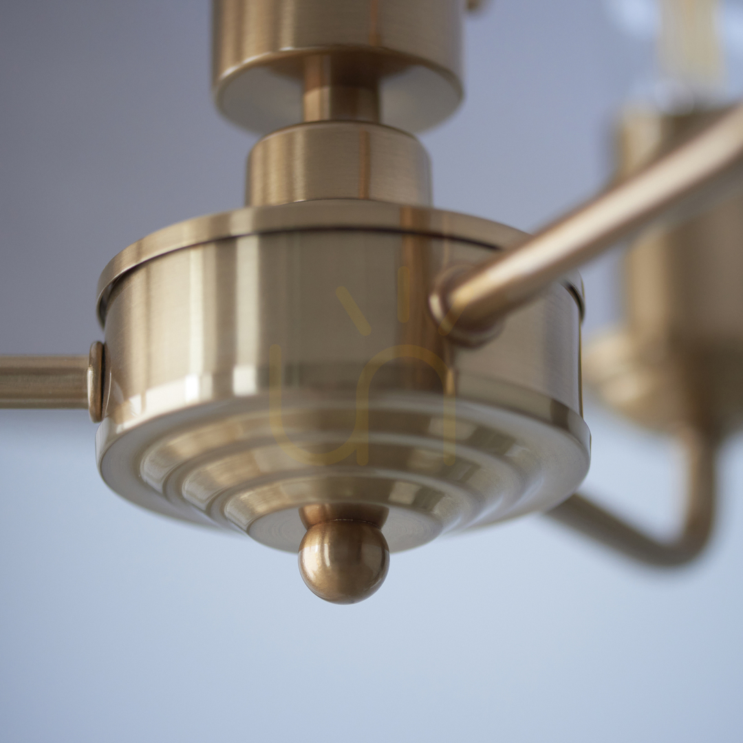 Visa Highclere Brass Endon taklampa Highclere Brass Endon taklampa