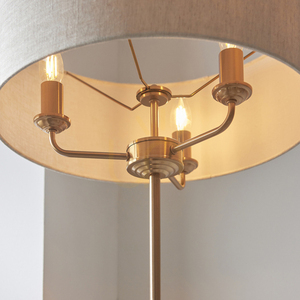 Stående lampa Endon Highclere mässing 3-ljus E14 160 cm small 2