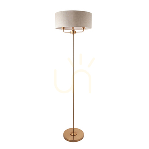 Stående lampa Endon Highclere mässing 3-ljus E14 160 cm small 4