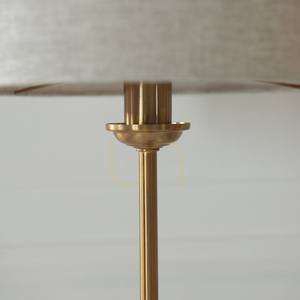 Bordslampa Endon Highclere mässing med naturfärgad skärm 6 Bordslampa Endon Highclere mässing med naturfärgad skärm small 6