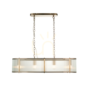 Ridgeton mässing Endon taklampa small 7