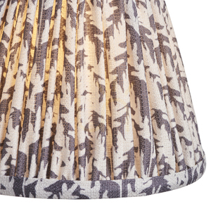 Endon Leaf lampskärm med klämfäste, pärlgrå, 16 cm small 1