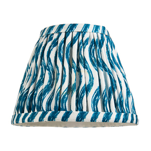 Lampskärm Endon Ripple Blå Tyg 16 cm E14 small 4