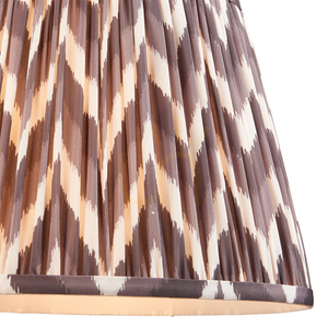 Lampskärm Endon Zigzag grå tyg E27 35 cm small 1
