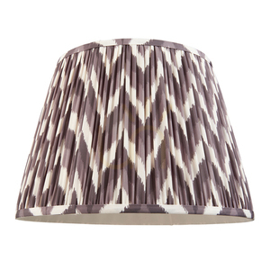 Lampskärm Endon Zigzag grå tyg E27 40 cm small 4