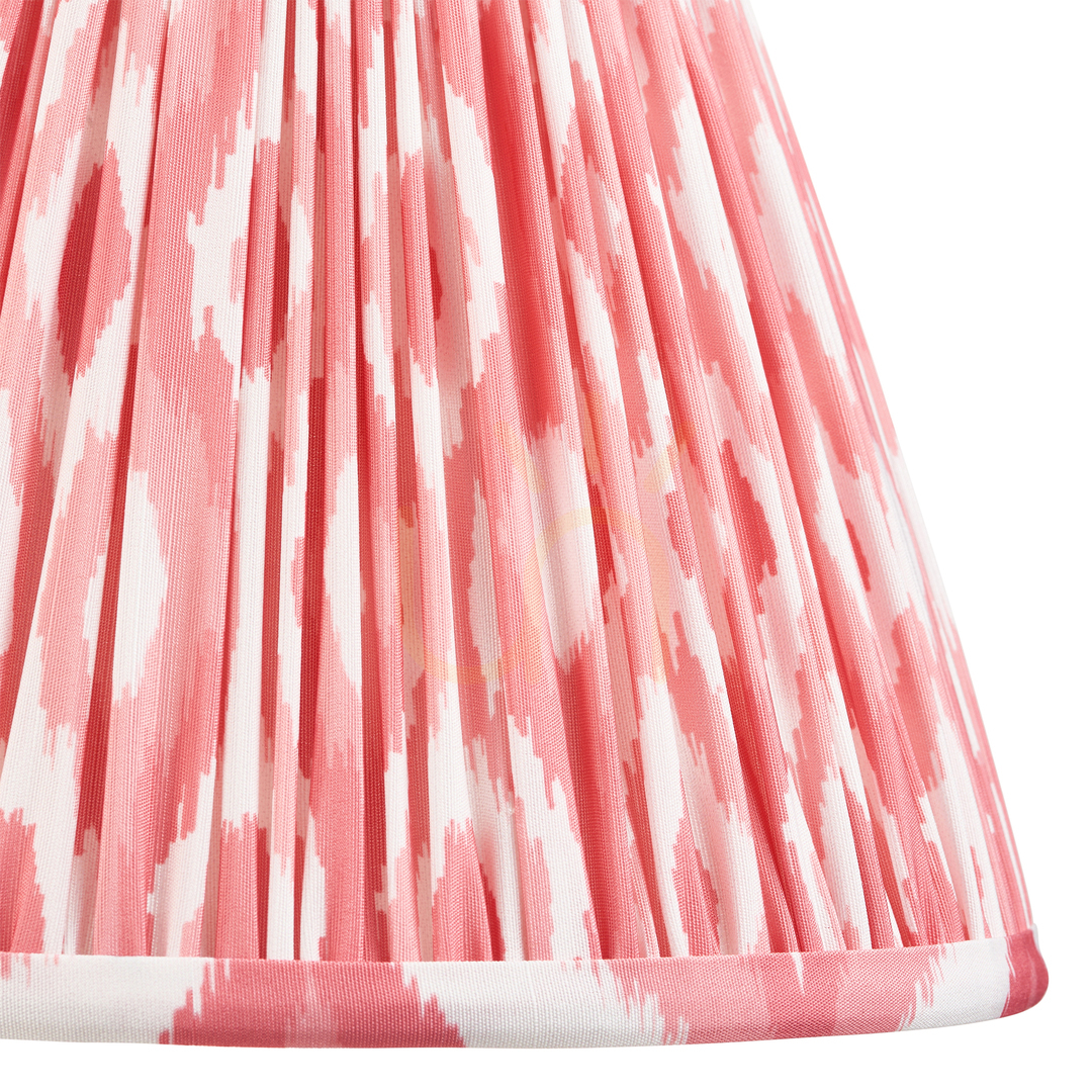 Förhandsvisning Lampskärm Endon Ikat Korallrosa Tyg 25 cm E27 Lampskärm Endon Ikat Korallrosa Tyg 25 cm E27