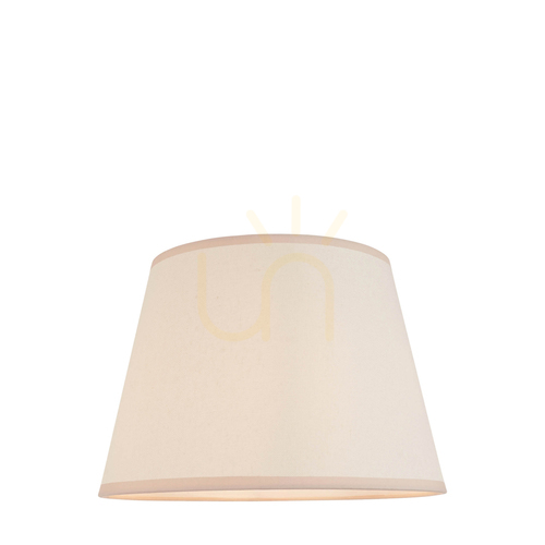 Kontrollera Lampskärm Endon Ivy Vit Tyg 35 cm