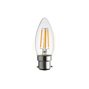LED-lampa B22 Endon transparent 4W dimbar glödtråd small 1