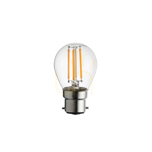 Kontrollera LED-filamentlampa B22 Endon 112119 klot 4 W 470 lm 2700 K klar, dimbar