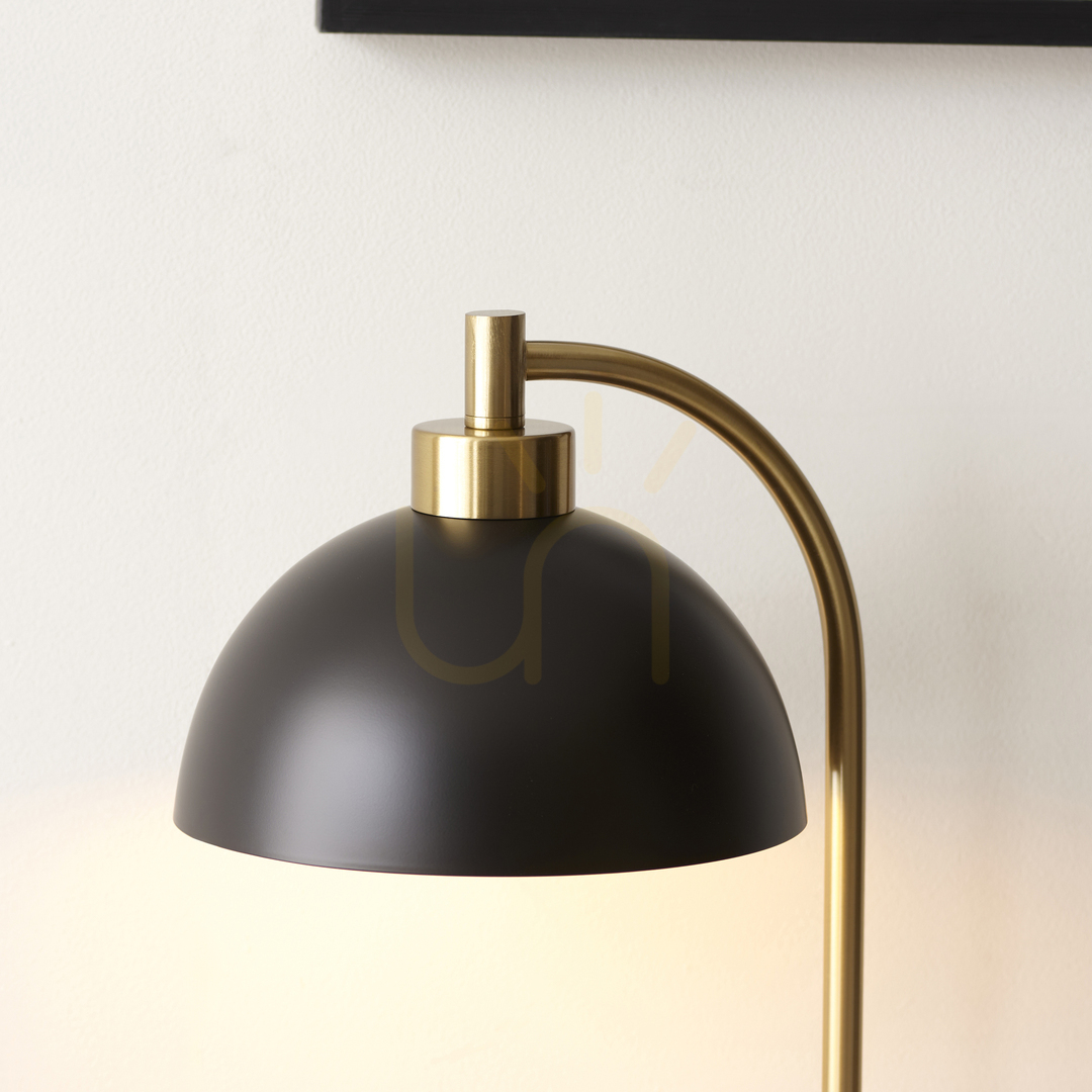 Visa Bordslampa Endon Buchanan grå stål marmor E27 Bordslampa Endon Buchanan grå stål marmor E27