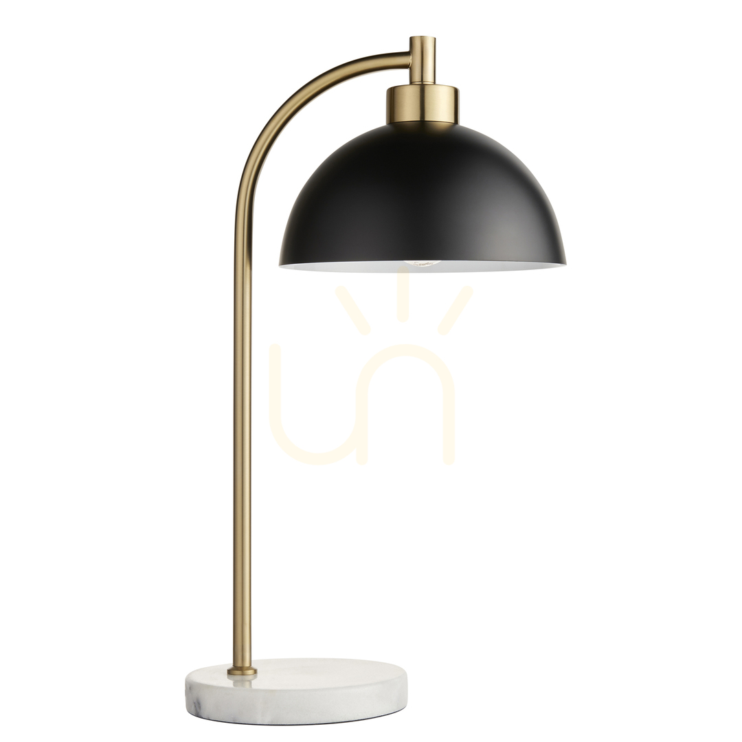 Utsikt Bordslampa Endon Buchanan grå stål marmor E27 Bordslampa Endon Buchanan grå stål marmor E27