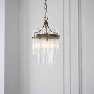 Taklampa Endon Marietta mässing glas E27 23 cm dimbar small 3