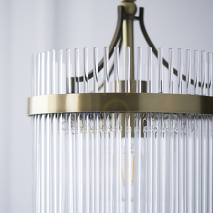 Taklampa Endon Marietta mässing glas E27 23 cm dimbar small 7