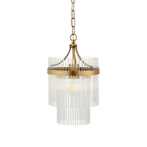 Taklampa Endon Marietta mässing glas E27 23 cm dimbar small 0