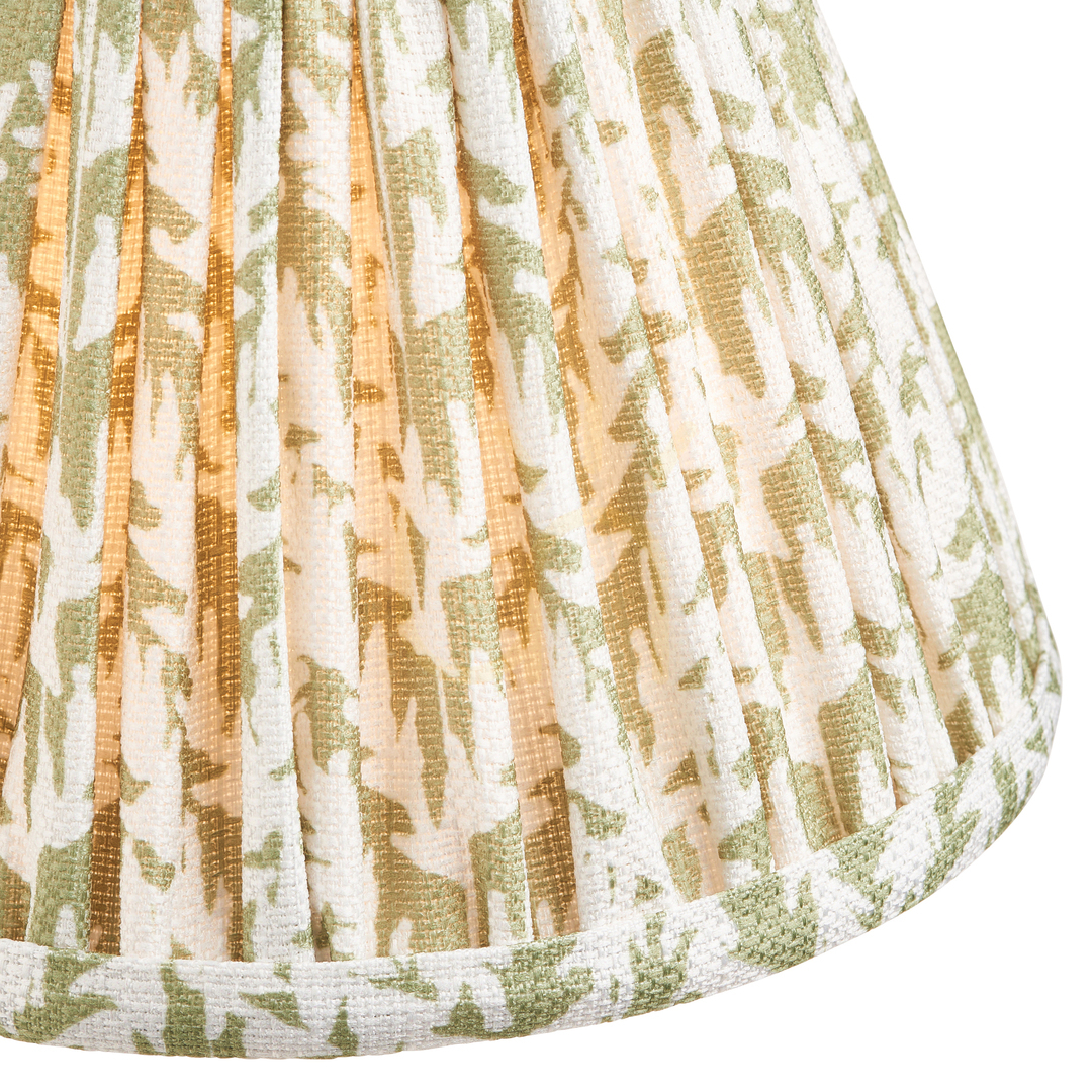 Utsikt Lampskärm Endon Grön Tyg E14 16 cm 12,2 cm Lampskärm Endon Grön Tyg E14 16 cm 12,2 cm