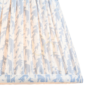 Endon Leaf Shell Bay Blue lampskärm i tyg 20 cm E14/B22 112915 small 1