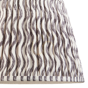 Endon Ripple lampskärm i pärlgrått tyg 35 cm E27/B22 small 2