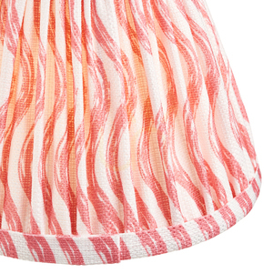 Lampskärm Endon Ripple Rosa Tyg 16 cm E14 small 1
