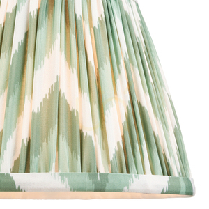 Lampskärm Endon Zigzag Grön Tyg E14 20 cm 1 Lampskärm Endon Zigzag Grön Tyg E14 20 cm small 1