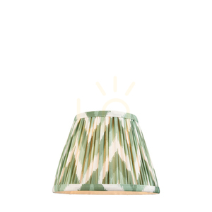 Lampskärm Endon Zigzag Grön Tyg E14 20 cm 0 Lampskärm Endon Zigzag Grön Tyg E14 20 cm small 0