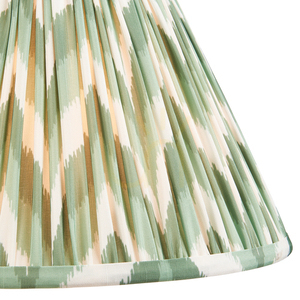 Lampskärm Endon Zigzag Cotswold Green tyg 30 cm E27 small 1