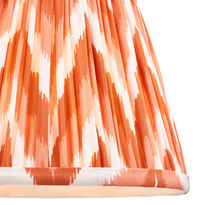 Lampskärm Endon Zigzag Orange tyg 14,5 cm 20 cm E14 1 Lampskärm Endon Zigzag Orange tyg 14,5 cm 20 cm E14 small 1