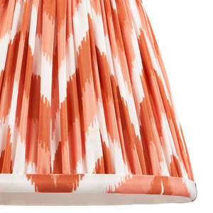 Lampskärm Endon Zigzag Orange tyg 14,5 cm 20 cm E14 2 Lampskärm Endon Zigzag Orange tyg 14,5 cm 20 cm E14 small 2