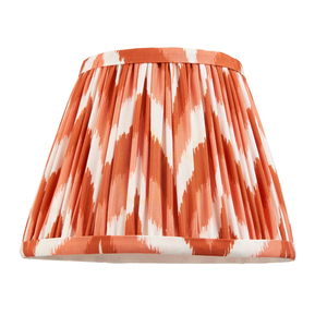 Lampskärm Endon Zigzag Orange tyg 14,5 cm 20 cm E14 4 Lampskärm Endon Zigzag Orange tyg 14,5 cm 20 cm E14 small 4