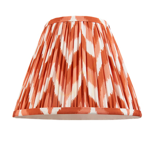 Lampskärm Endon Orange Aprikos Tyg E27 25 cm Zigzag small 4